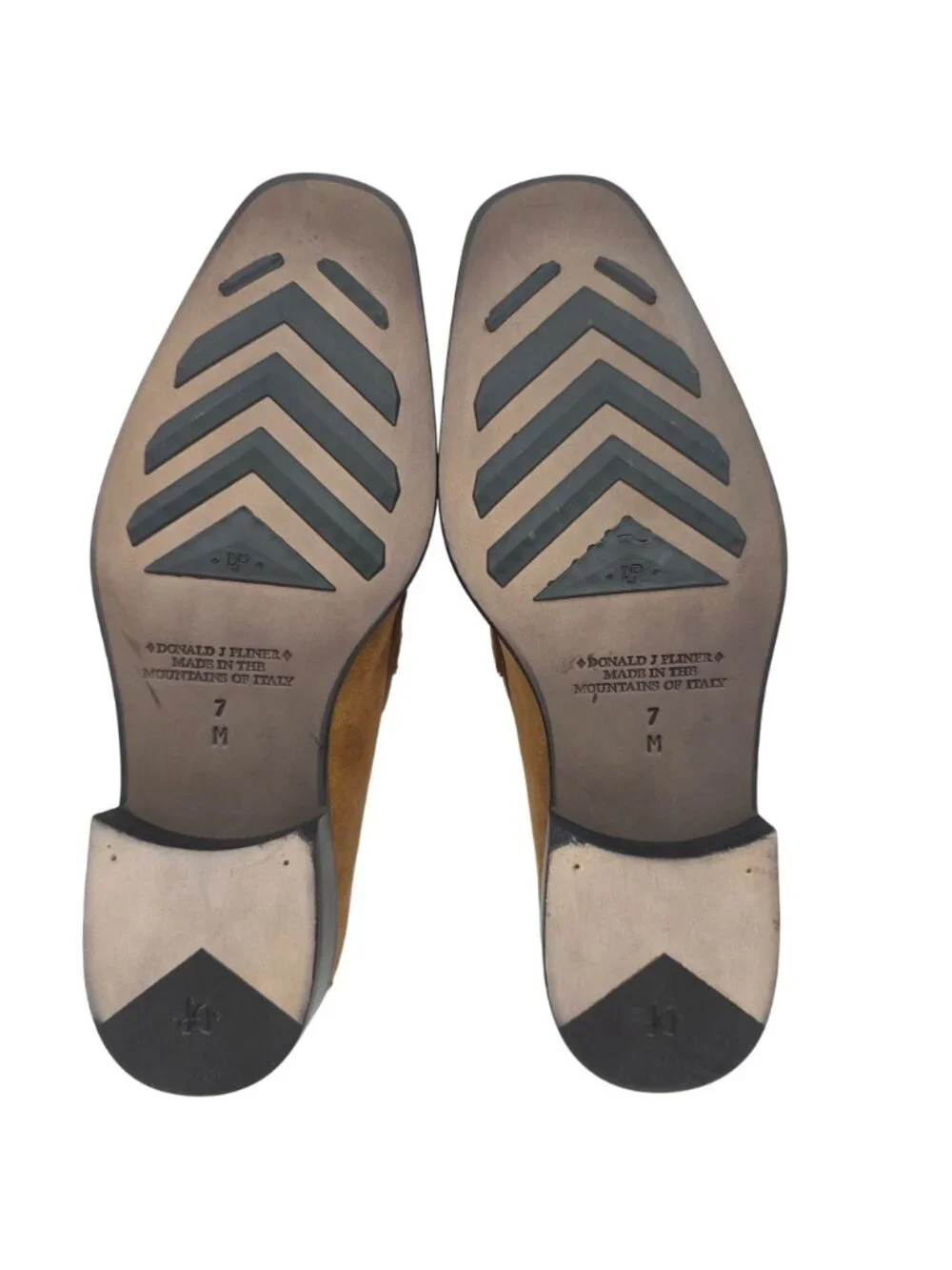 NEW Donald J. Pliner Italy Camel Tan Sport Suede Loafers Dress Shoes Men size 7M - Picture 3 of 15